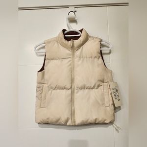 Birch and Stone Reversible Vest for kids 6-7